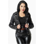 Grease x Unique Vintage Black Vegan Leather Greaser Jacket