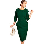 Grace & Glam Evita Dress Green