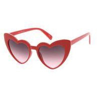 Heart Frame Sunglasses Two Tone Lens